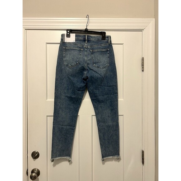 New LOFT Jeans Size 8 Womens Blue Stretch Jeans Ladies Mid Rise Curvy Skinny - Picture 9 of 9